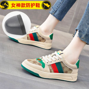 Labor Protection Shoes Womens Steel Toe Cap Anti-Smashing and Anti-Penetration Womens Lightweight Breathable Soft Bottom Increase Dad Shoes Safety Shoes for Women