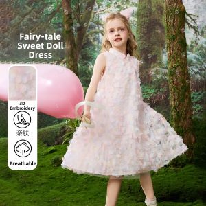 Ask Junior | New No-Sleeve Princess A-Line Girls Dress