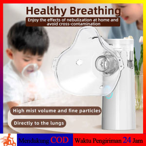 Nebulizer Portable Mesh Alat Uap Bantu Pernafasan Asma Inhalasi/alat Nebulizer Anak/Cocok Untuk Anak Anak Dan Orang Dewasa/ USB N6