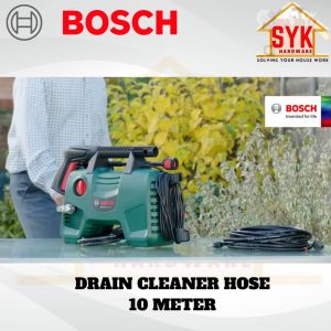 SYK Bosch Drain Cleaner Hose High Pressure Cleaning Hose Aquatak Accessories Water Jet Hose 10 Meter F 016 800 362