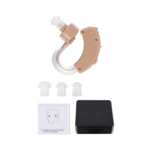 JBMBHC Digital Hearing Aid BTE Adjustable Tone Sound Amplifier Portable Deaf Elderly digital Hearing Aids