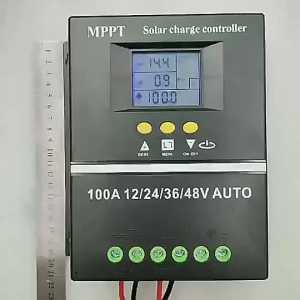 MPPT Solar Charger 30A/60A/80A/100A 12V 24V 36V48V AUTO Battery Charger with LCD for Lithium Battery