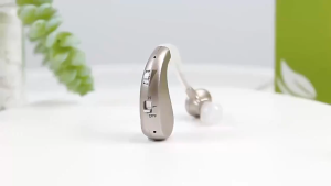 Heart+Care Rechargeable Wireless In-Ear Hearing Aid with Digital Amplifier 4 Sound Modes 12H Battery