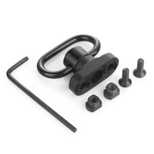 1.25” QD Sling Swivel Mount Heavy Duty Quick Detach Push Button Swivels for Two Point Sling 360°Rotatable Easy to Mount QD Sli