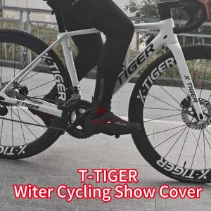 X-TIGER Cycling Shoe Cover Winter Thermal Fleece MTB Bicycle Overshoes Women Men Road Racing Bike Shoes Cover