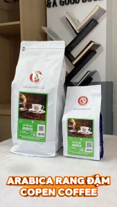 Cà phê hạt Arabica gói 200g (ST) - Rang mộc - Đắng nhẹ chua thanh - Pha máy/pha phin - Copen Coffee