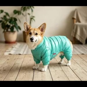 Dog Clothes for Small Medium Dogs Cats Winter Warm Jacket Coat Puppy Outdoor Windproof Overalls Pet Pug Dachshund Pet Costume