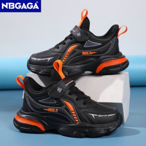 รองเท้าผ้าใบแฟชั่นเด็กผู้ชายรองเท้ากีฬาน้ำหนักเบารองเท้าวิ่งสำหรับเด็กกันลื่นสบายรองเท้าเทนนิสกีฬากลางแจ้ง