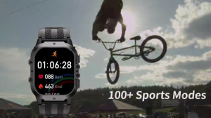 [สต็อกท้องถิ่น] OUKITEL BAMBOOINN C26 AOD สมาร์ทนาฬิกาสําหรับชาย AMOLED 2 หน้าจอบลูทูธอิเล็กทรอนิกส์ IP69K 5ATM กันน้ําผู้ชาย Smartwatch