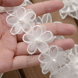 ภาษาฝรั่งเศส ลูกไม้ Trim ผ้าม่านปักลูกปัดดอกไม้สีสันทําด้วยมือ Diy ตกแต่ง ปกเสื้อ กระโปรง ขอบผ้าอุปกรณ์เย็บผ้าบ้าน