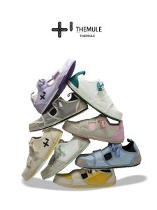 THEMULE | Wide Toe Wide Last Ugly Cute Canvas Shoes With Magic Tape  Barefoot Design