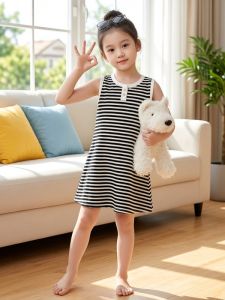 Fashionable Childrens Summer Dress