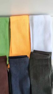 Kaos kaki Panjang Retro Basic / Polos Remaja-Dewasa Pria & Wanita 6 Pasang