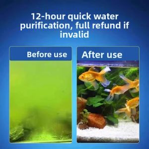 MONLEYTA | Water Purifying Algae And Moss Remover For Aquariums Drop Of Clear Green Moss Killer Brown Algae Black Hair Algae Expert