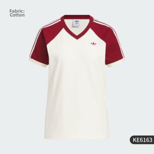 adidas | Womens Loose V-Neck Football Style Sport T-Shirt
