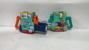 [Random Color] Automatic Gatling Series Blaster Bubble Blower Toy Machine Mainan Buih Colourful *READY STOCK*