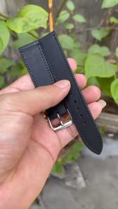 Dây đồng hồ da bò sáp khâu chỉ viền màu đen đủ size có cả size lẻ và size hiếm gặp Dây da đồng hồ nam Dây đeo đồng hô dây da Quai đồng hồ Tặng kèm khóa chốt và dụng cụ tháo lắp dây