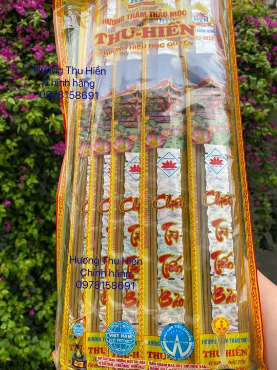 Hương trầm thảo mộc Thu Hiền cao cấp CHÍNH HÃNG dài 43cm đậu lộc tàn ...
