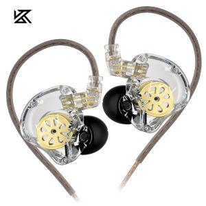 KZ | KZ EDX Lite HiFi Monitor Earphones Dynamic Driver In Ear Headphones Noise Cancelling Earbuds Detachable Design Wired Headest