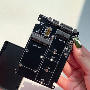 CHENJ NGFF To SATA 3 HDD Enclosure MSATA SSD Adapter M.2 SATA Protocol Adapter Board