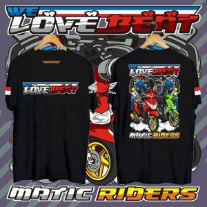 KAOS TSHIRT BAJU DISTRO HONDA WE LOVE BEAT