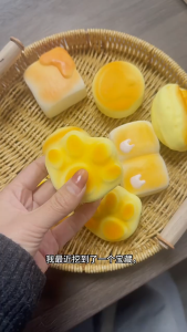 Cat Paw Toast Big Squishy Soft Slow Rebound Eva Foam Mini Toy Squeeze Kid Destress Release