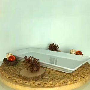 SHINRIN OKKI SQUARE PLATE Or Piring Saji Kotak Porcelain or Keramik