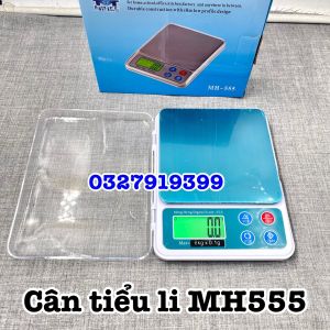 Cân tiểu li điện tử MH 555 6kg x 01g màn hình LED cao cấp độ chính xác cao dễ sử dụng cho nhà bếp và văn phòng