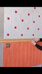 PROMO PAKET 20 LEMBAR WALLPAPER BRICKFOAM 3D BATIK STICKER BERBAGAI MOTIF UK 70X37CM TERLARIS