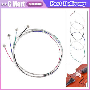 Universal Violin Strings Replacement Rustproof Steel Violin Fiddles String for Professional & Student Violin Player Astonvilla Violin Strings 4 Pcs/Set Exquisite Stringed Steel And Nickel Material String Musical Instrument Parts Accessories