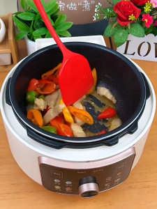 Midea Mandarin Duck Electric Pressure Cooker 4L Speedy Tender Feeling Color Screen Quick Heat Hot Pot Cooking Non-Stick Pan High Pressure Rice Cooker MY-4KK05