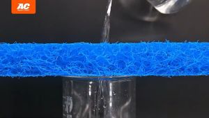 ฟิวเตอร์แมทใยหยาบ SNC Filter Mat ใยกรองหนาพิเศษ ชนิดหยาบ 50x40x4cm/50x50x4/50x50x5/200x100x4/200x100x2/ ใช้ดักตะกอนในบ่อปลา ใยกรองน้ำบ่อปลา ใยกรองหยาบ (สีPure Blue)z