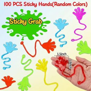 5-50 Pcs Sticky Hand Slap Toys - Stretchy Squishy Palm Toys for Kids Fun Party Favors & Novelty Gifts