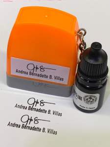 WITH INK HA 1333 FREE NAME PERSONALIZED STAMP