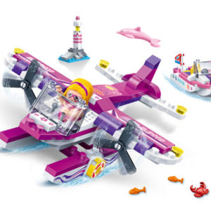 Banbao | Seaplane Building Blocks toys set For girl Kids 172 Pieces