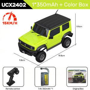 UDIRC UCX2402 1/18 Scale 4WD RC Crawler RTR Mini Remote Control Off-Road Rock-Crawling Truck Adult Hobby Grade Toy Car