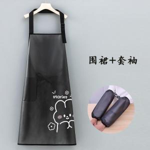 Waterproof Oilproof Silicone Apron Transparent Nonwashable Kitchen Dishwashing Cooking Professional Dining Apron Home Use