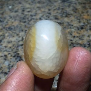 Asli Batu Akik Pandan Semu Nanas 3cm KS4