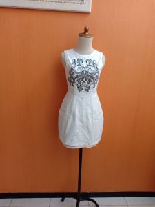 mini dress wanita putih ANGEL BIBA cewek S kutung MEWAH remaja 14 15 16 thn cute