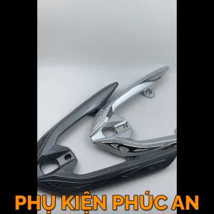 Ốp cảng sau/ chụp tay dắt xe Vario/Click Thái đời 2015 2016 2017 bản 125 150 bảo vệ tay xách carbon xi inox