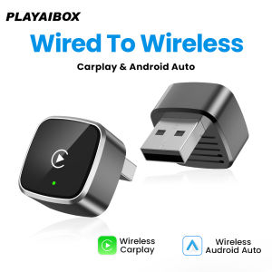 New Wireless CarPlay Dongle Wireless Android Auto Adapter 2in1 Car Intelligent Systems AI Smart Box For Car With Wired CarPlay