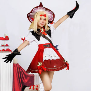 ชุดคอสเพลย์ผู้หญิง Klee แม่มดเอฟเฟกต์หนัง Klee สำหรับผู้หญิงชุดแม่มดผิวหนังใหม่ชุดโลลิต้า17ชิ้น Comic Con ฮาโลลิต้า