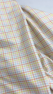 Kain Korea Cotton Checks Printed Bidang 60" | Mikawah Textiles | Kain Pasang Korea 20002