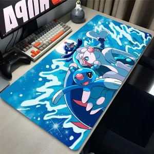 Bandai | Mousepad Anime Computer Laptop Pokemon Primarina Keyboard Mouse Pad Gamer Accessories Desk Mat Large Gaming Mousemat
