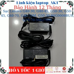 Sạc laptop Lenovo G40-30 G40-45 G50-30 G50-45 G40-70 G40-70M G50-30-80G0008BUS G50-70-59427090- Sạc 20V-2.25A/3.25A-45W/65W chân vuông USB