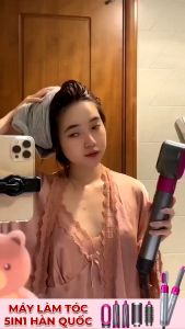 [GIÁ TỐT] Máy Sấy Tóc Đa Năng 5 In 1 Kiêm Máy Làm Tóc Uốn Duỗi Làm Xoăn Tự Động Không Hư Hại Tóc Lược Chải Tóc 3 Mức Nhiệt Tiện Dụng Bảo Hành 12 Tháng