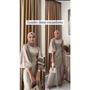 NEW Lyodra Dress BAHAN SILK PREMIUM - LONG DRESS - BAJU KONDANGAN MEWAH - SERAGAM BRIDEMAIDS - GAMIS MUSLIMAH TURKI