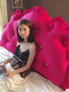 Ghế Dựa Nệm Đầu Giường Bằng Vải Cotton Kiểu Châu Âu Có Thể Tháo Rời Và Giặt Được Cho Phòng Khách Sạn Và Gia Đình