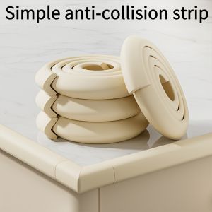 Table Corner Protector - Made of Durable Rubber Material Effectively Preventing Scratches 78.74 Inch Soft Corner Protector