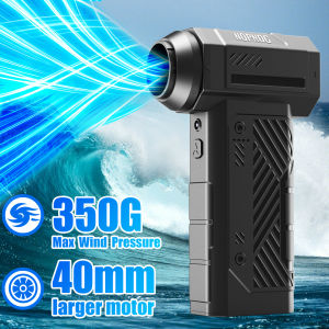 Handheld Turbo Blower Violent Jet Fan Adjustable Powerful Air Blower Cleaning Tools 130000RPM With Brush High Speed Portable